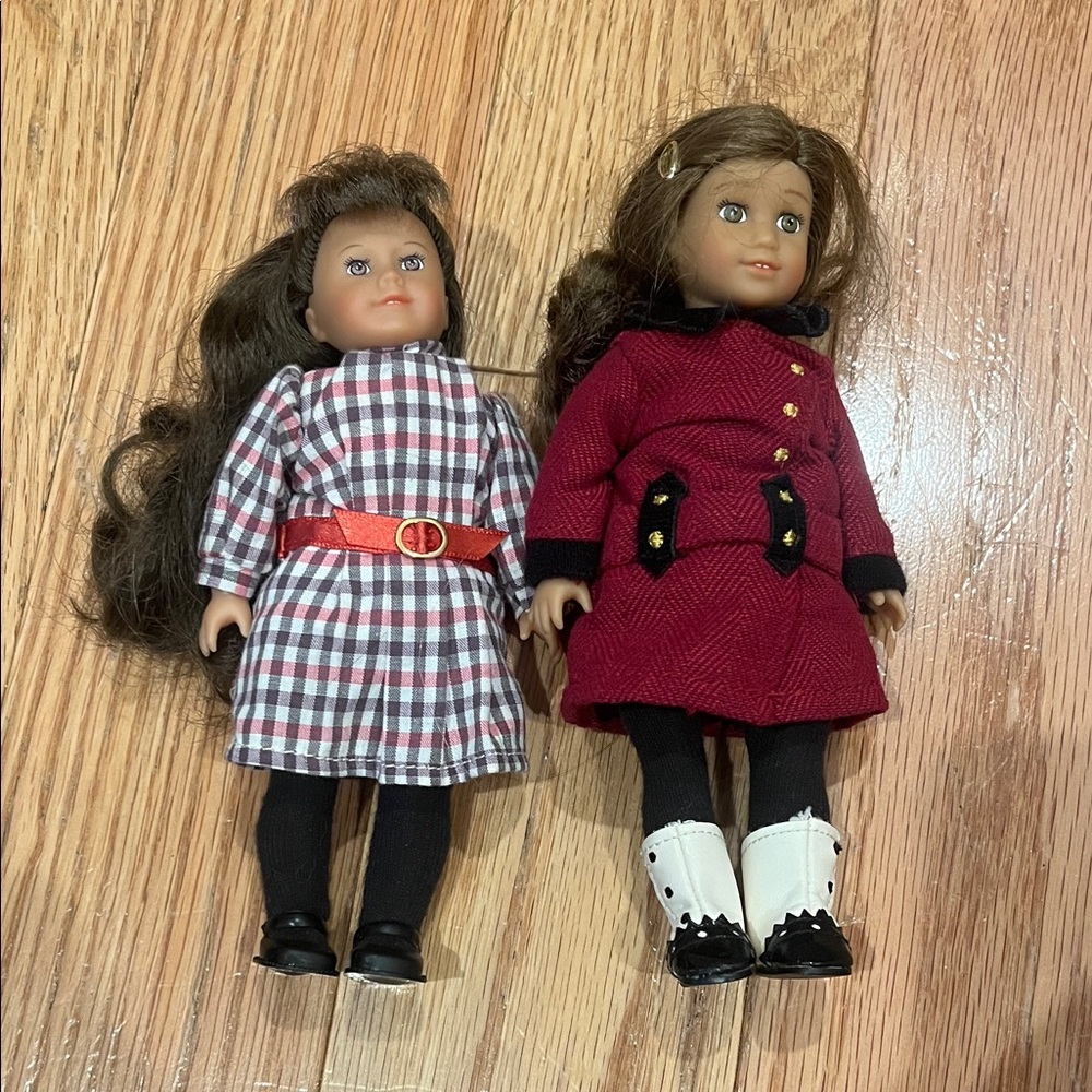 American Girl Mini Dolls- Rebecca and Samantha